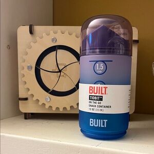 Built NY TIDBIT on the go snack container, purple ombre, 12oz